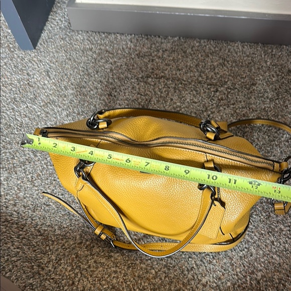 Coach Yellow Leather Women's Bag - Picture 13 of 15